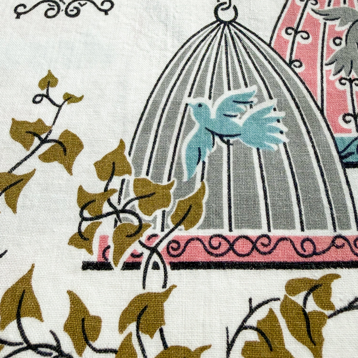 Vintage Birdcage Fabric