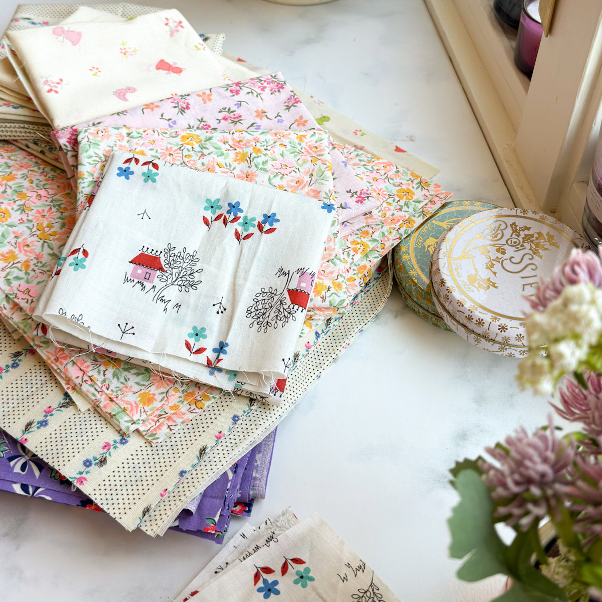 Vintage Fabric | FQ | Choose style