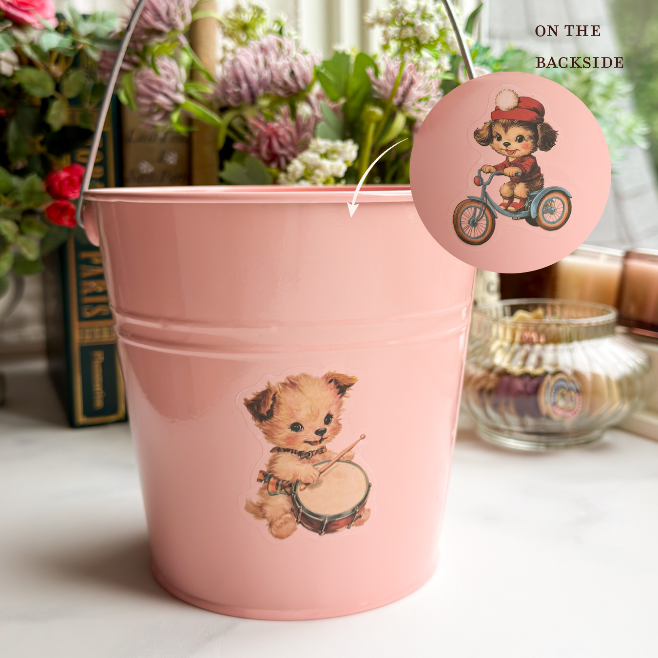 Vintage Look Mini Pails