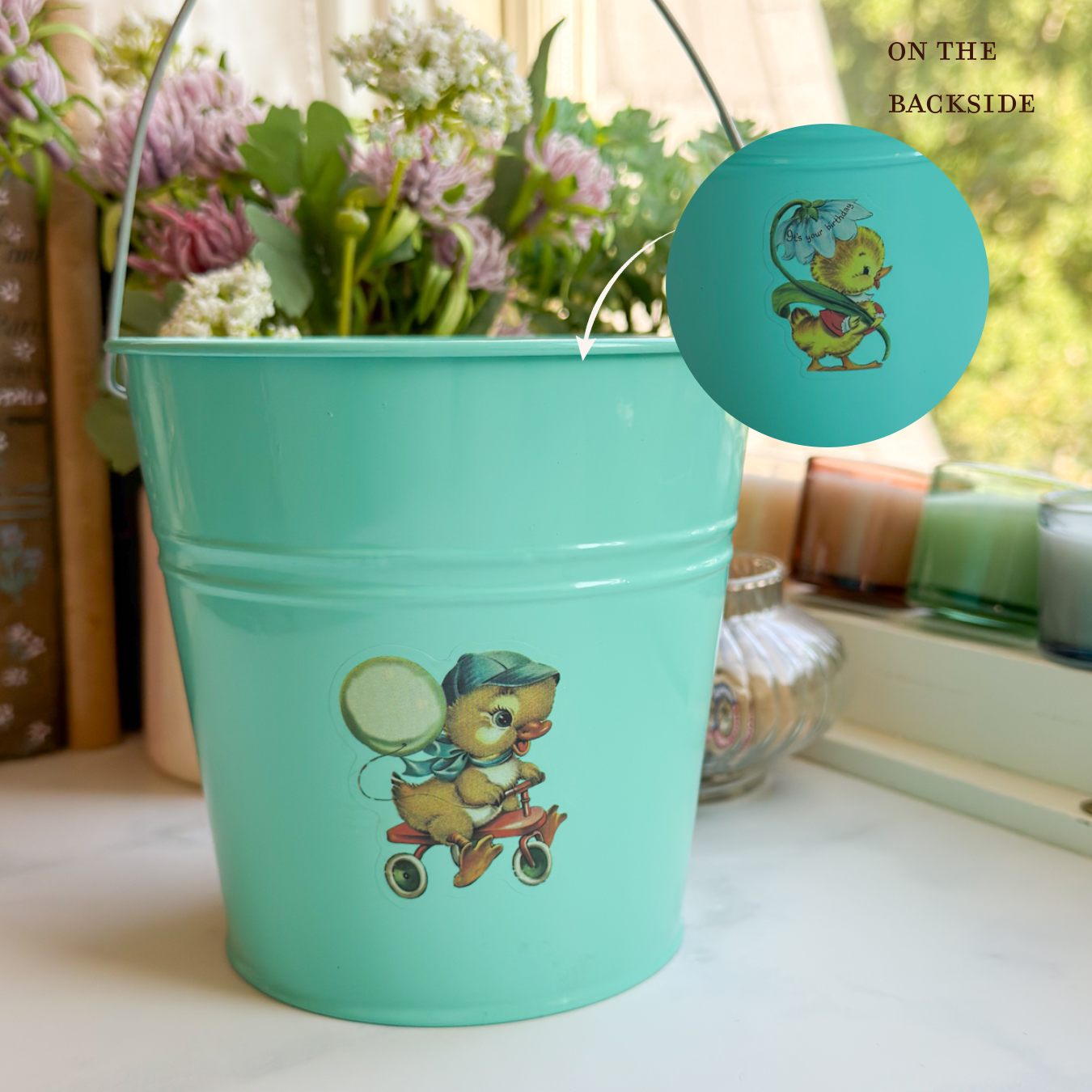 Vintage Look Mini Pails