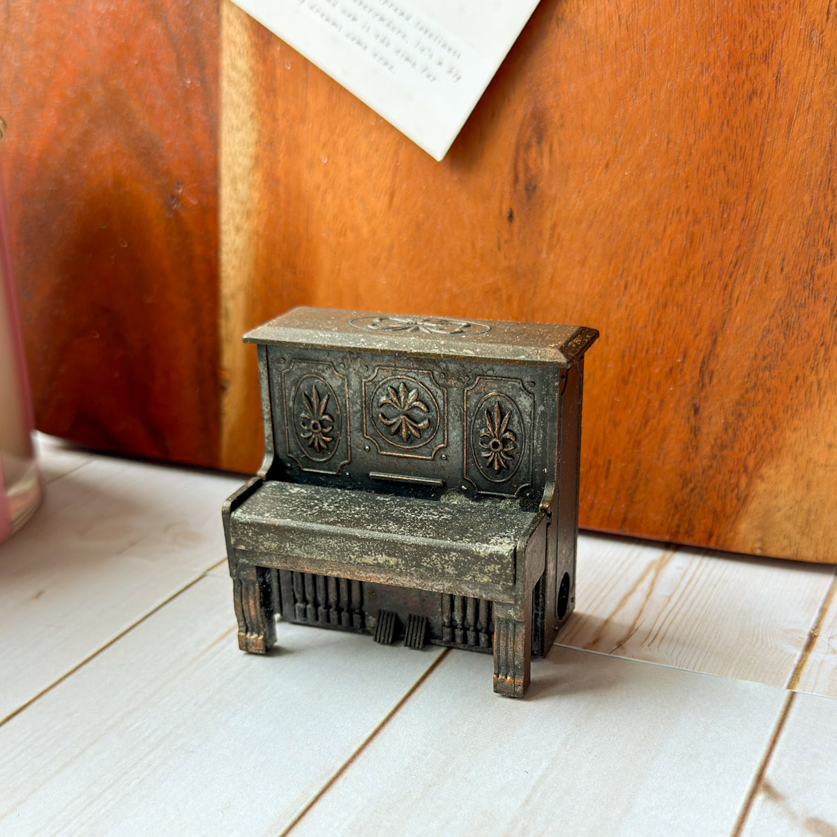 Vintage Die-cast Miniature Piano Pencil Sharpener Collectible