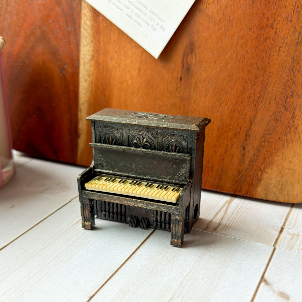 Vintage Die-cast Miniature Piano Pencil Sharpener Collectible