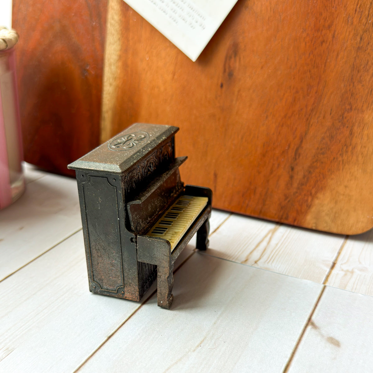 Vintage Die-cast Miniature Piano Pencil Sharpener Collectible