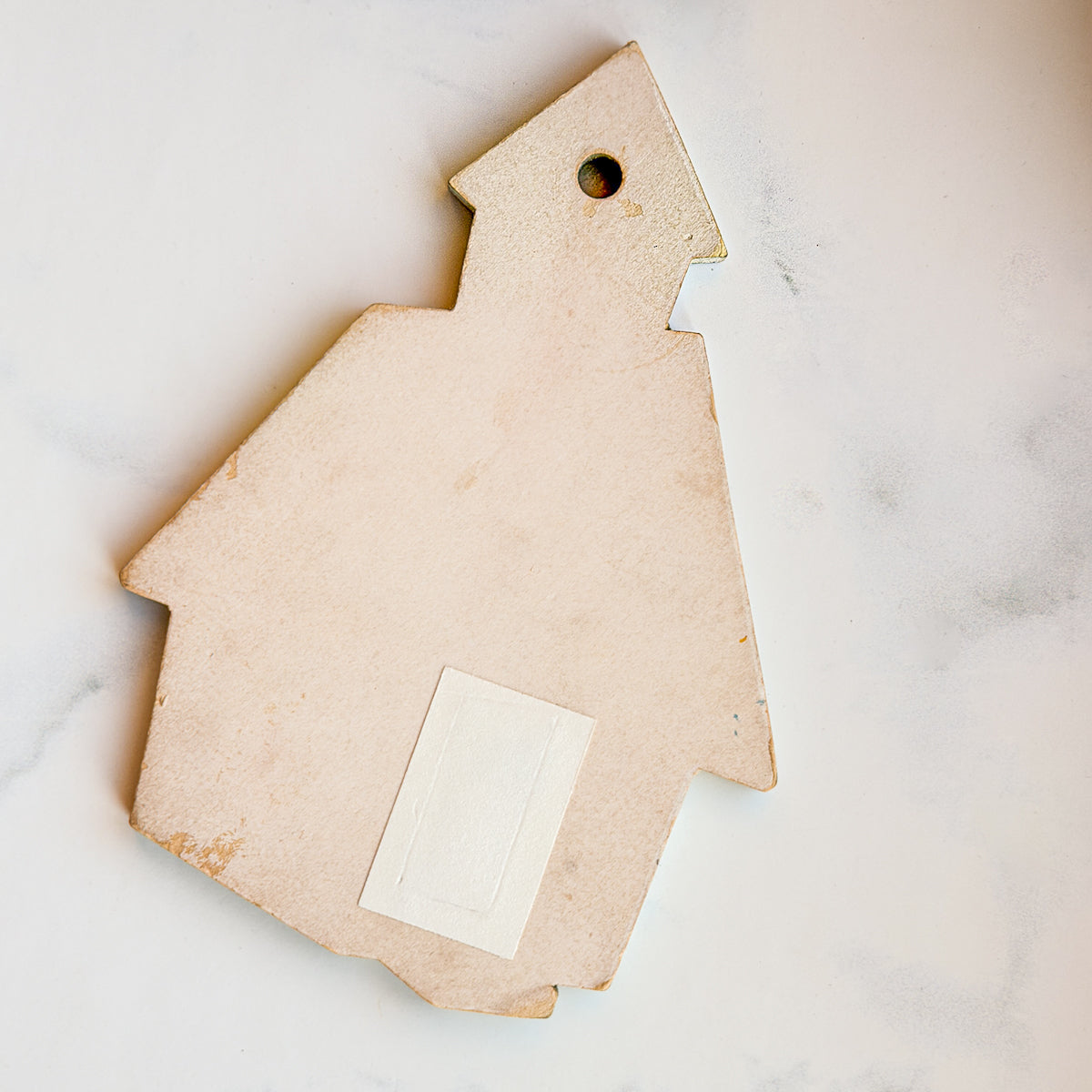 Hand-painted Vintage School House Hangable Decor