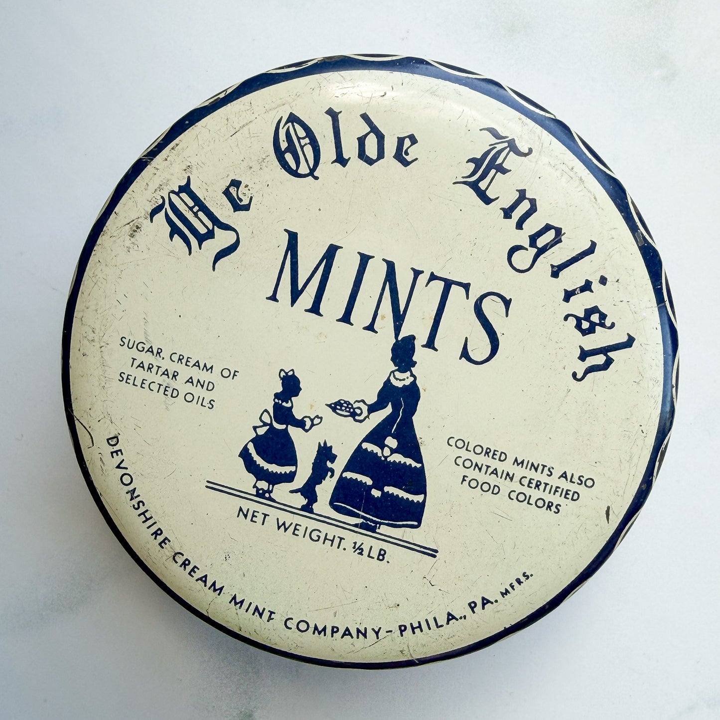 Ye Olde English MINTS Vintage Tin