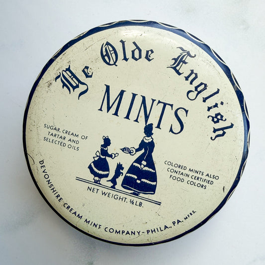Ye Olde English MINTS Vintage Tin
