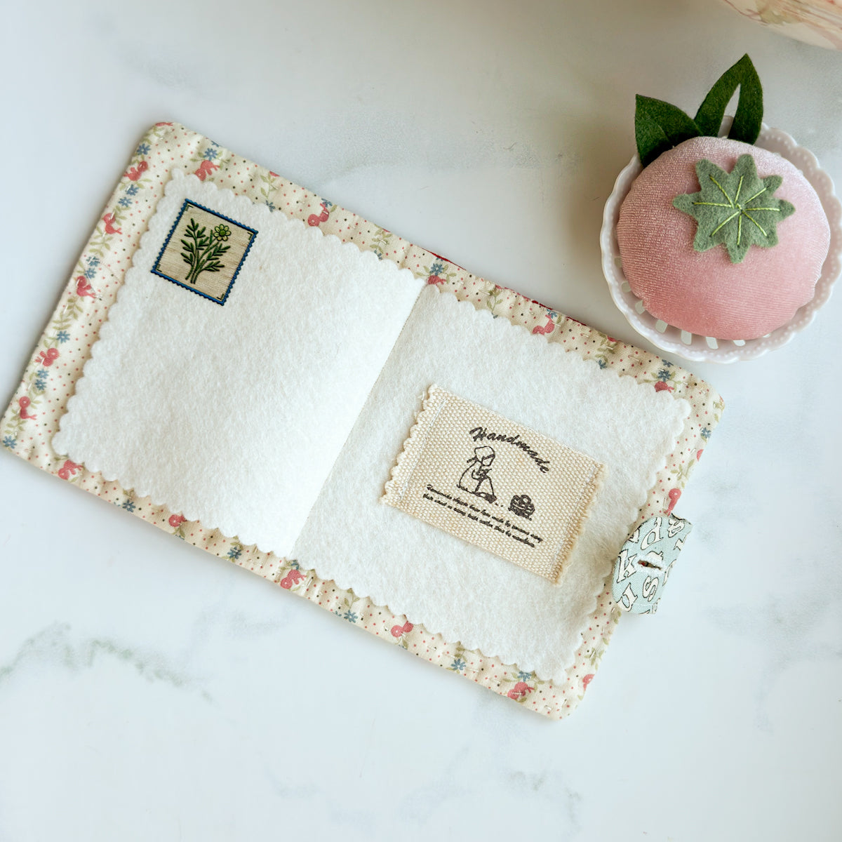 a-b-c- Elephant Patchwork Needle Book | No.2