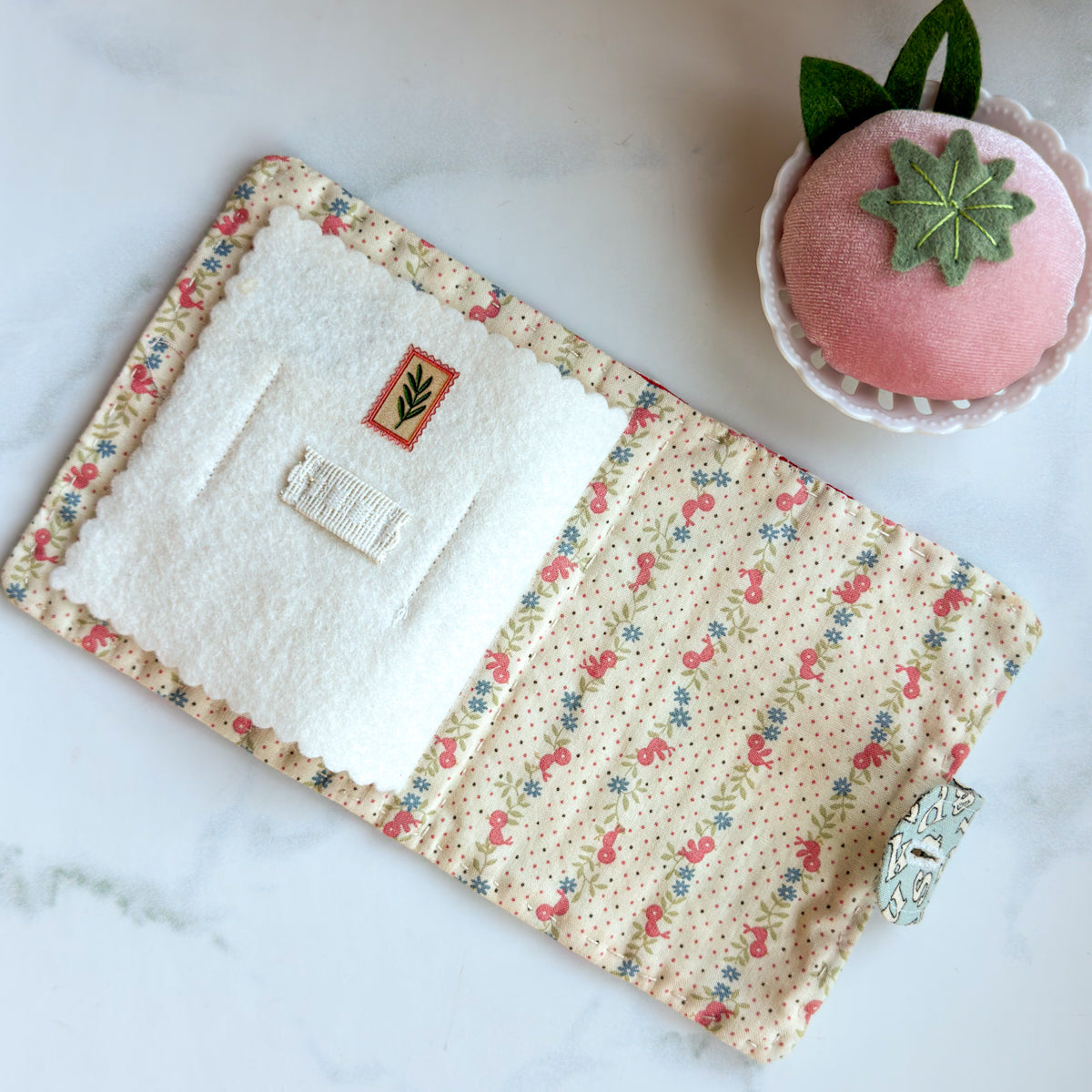a-b-c- Elephant Patchwork Needle Book | No.2