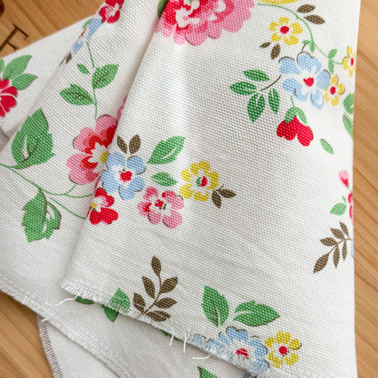 Bright Happy Floral Cath Kidston Canvas | Remnant Pieces