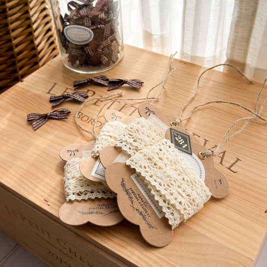 Ivory Cotton Crochet Trim | One yard