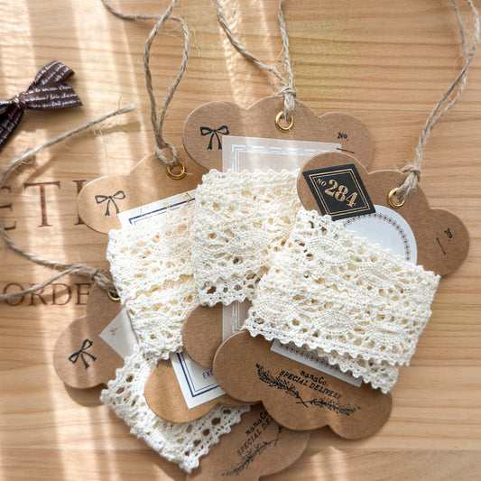 Ivory Cotton Crochet Trim | One yard