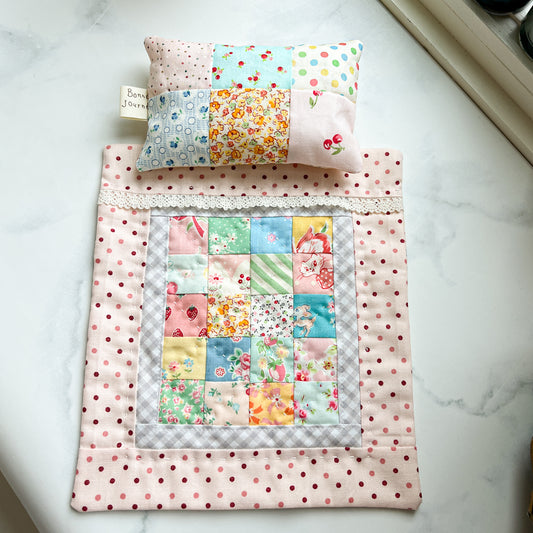 Doll Quilt and Pillow set